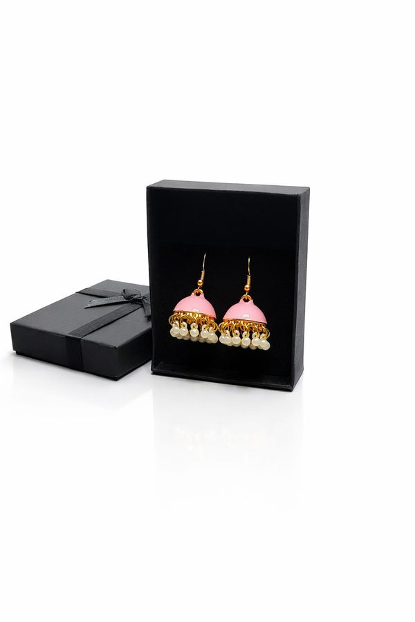 𝐏𝐢𝐧𝐤 𝐣𝐡𝐮𝐦𝐤𝐚 𝐰𝐢𝐭𝐡 𝐩𝐞𝐚𝐫𝐥𝐬 – 𝟏 𝐏𝐢𝐞𝐜𝐞