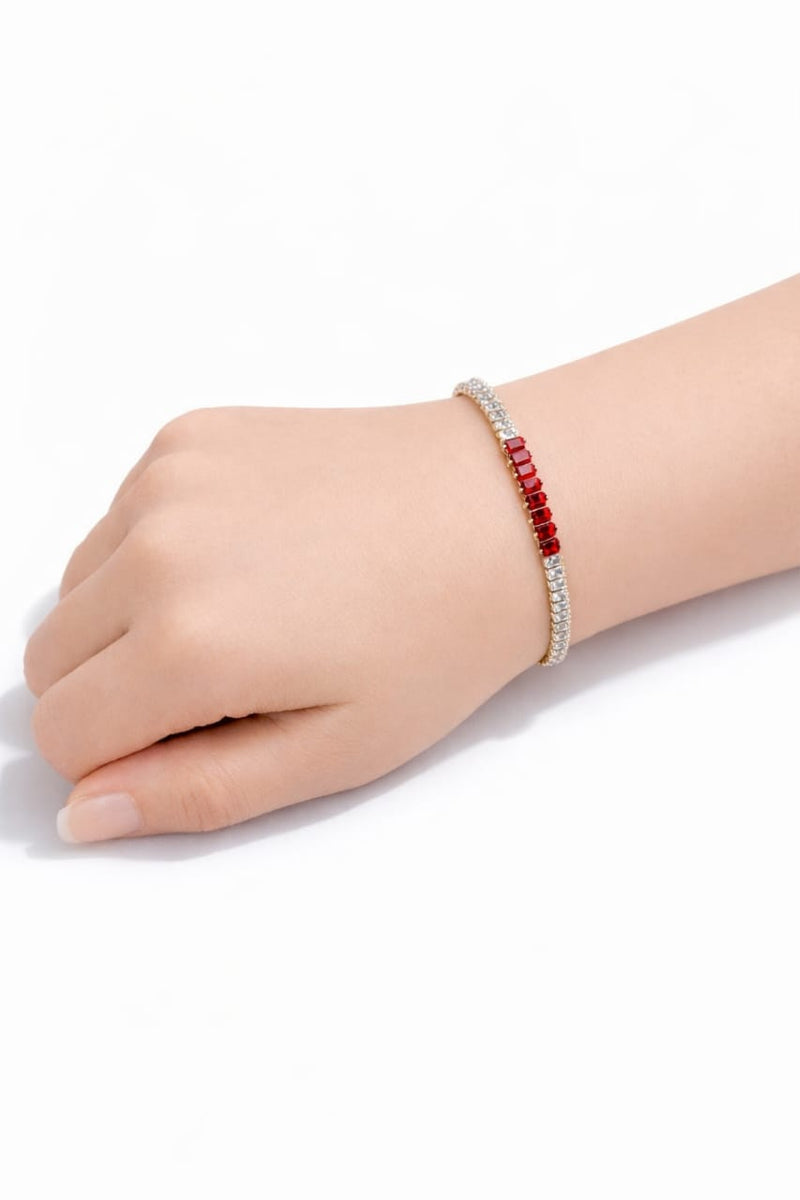 𝐑𝐞𝐝 𝐂𝐫𝐲𝐬𝐭𝐚𝐥 𝐁𝐫𝐚𝐜𝐞𝐥𝐞𝐭 – 𝟏 𝐏𝐢𝐞𝐜𝐞